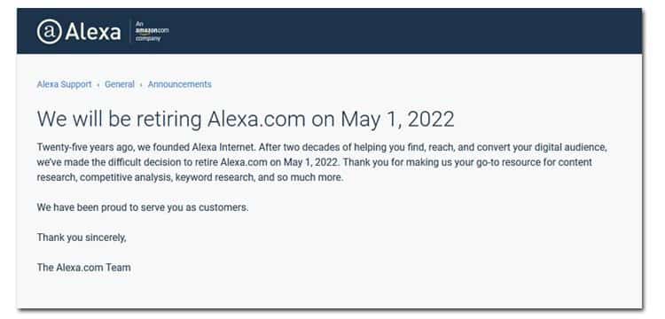 Alexa.com-retire-Amazon-May-2022