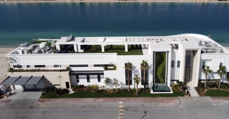 Dubai-Villa-Palm Jumeirah-Property-Top View