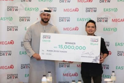 Family luck fetches expat AED15 million