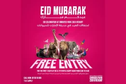 Emirates Park Zoo & Resort offers free entry and family activities for Eid