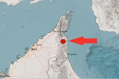 Al Halah in Fujairah experiences a 1.9 magnitude earthquake