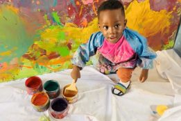 Toddler officially recognized as the world's youngest male artist