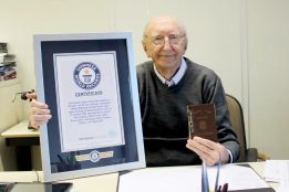 Walter, at 100 years old, holds Guinness World Record for 'Most Loyal Employee'