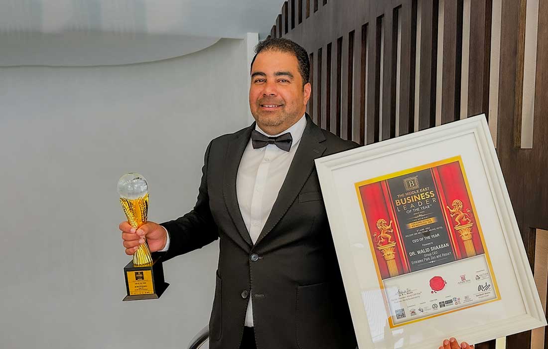 Dr. Walid Shaaban of Emirates Park Zoo named "CEO of the Year"