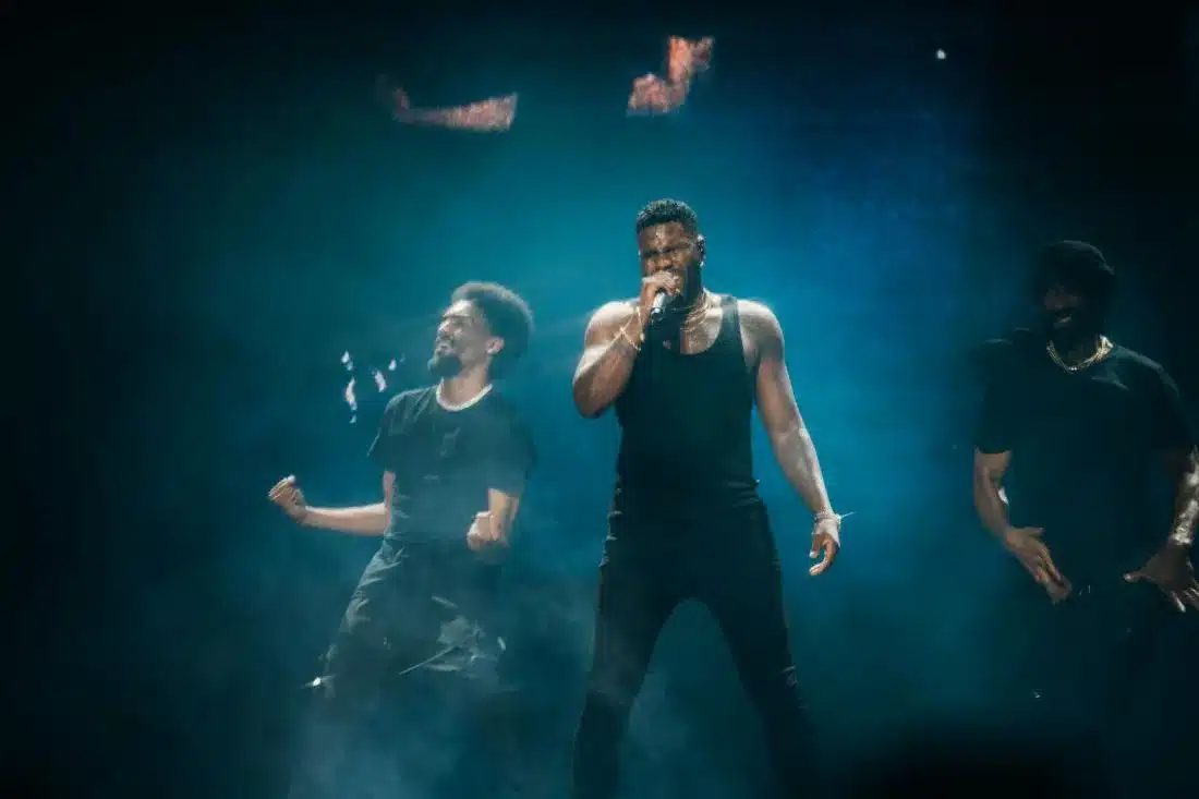 Jason Derulo performing at Coca-Cola arena for the EarthSoul Festival