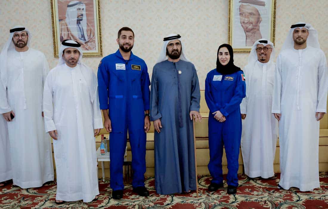 Mohammed bin Rashid reviews MBZ-SAT launch preparations with MBRSC team