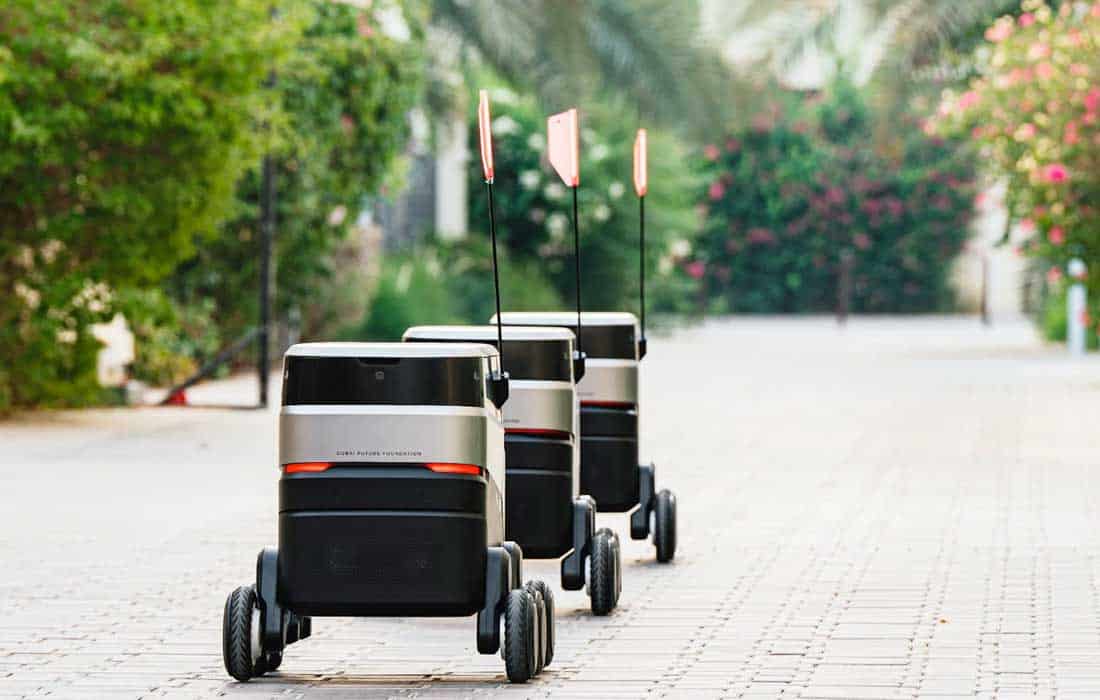 Sustainable City Dubai launches delivery robots