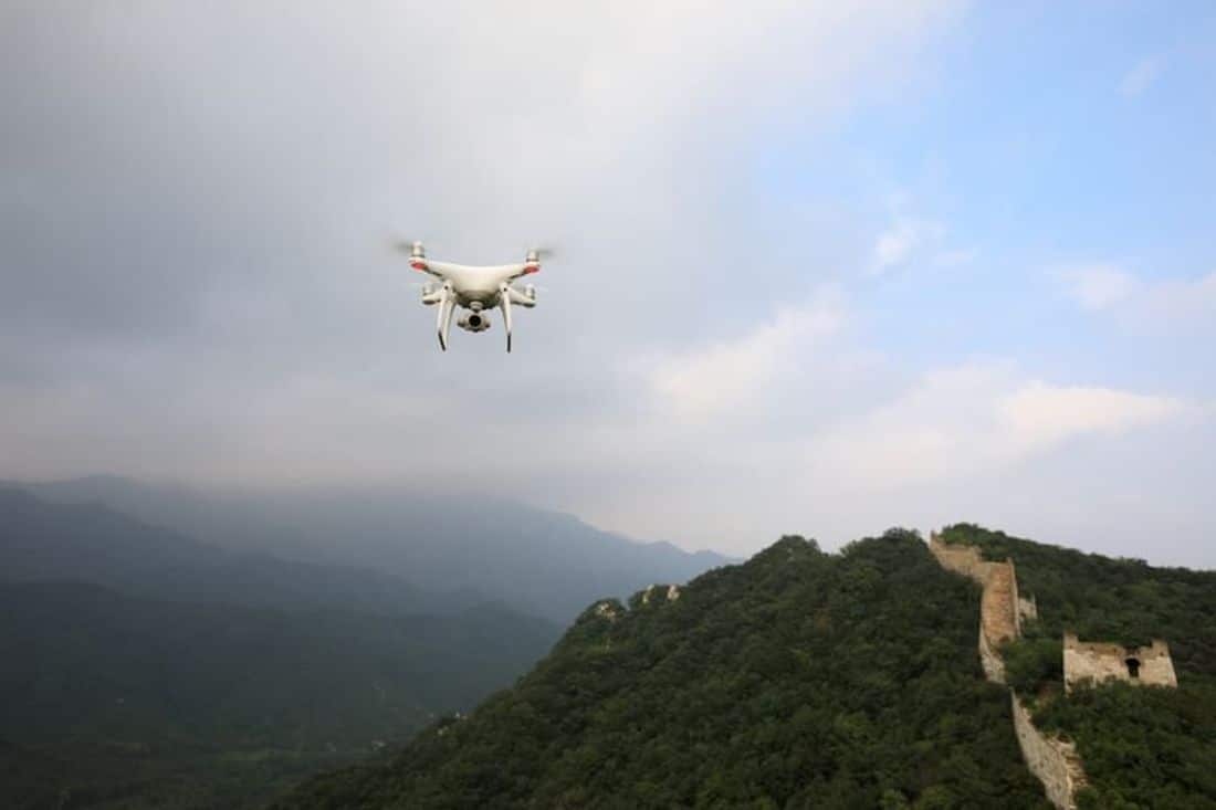 Beijing launches drone delivery service on the Great Wall
