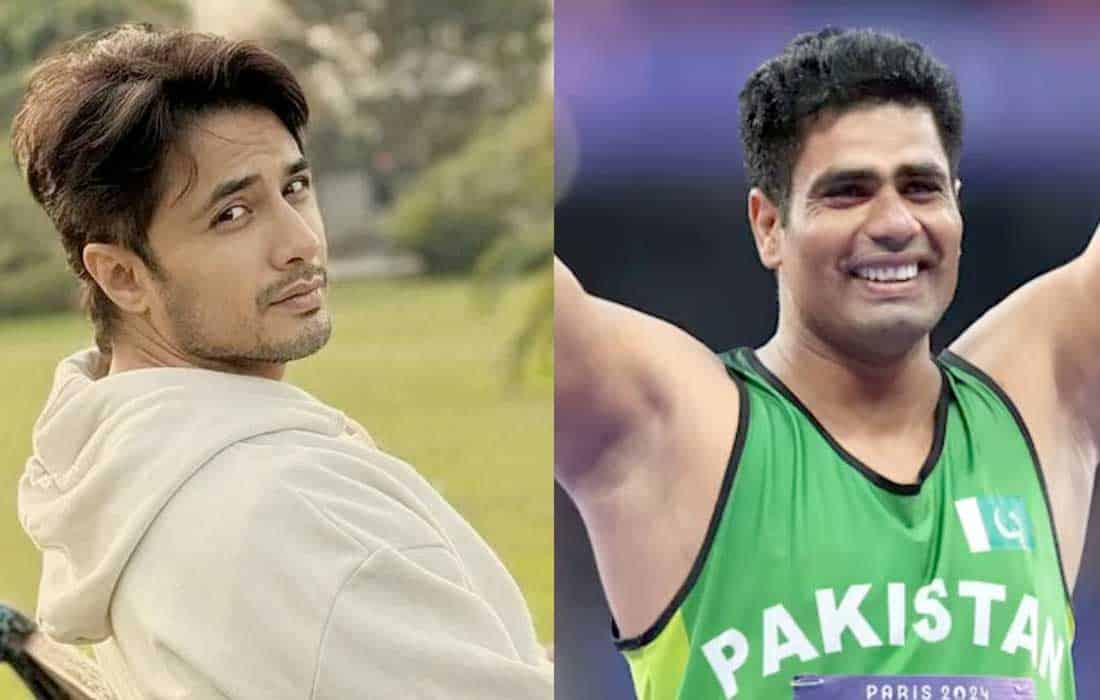 Pakistani actor Ali Zafar announces PKR 10 Lakh cash reward for Arshad Nadeem