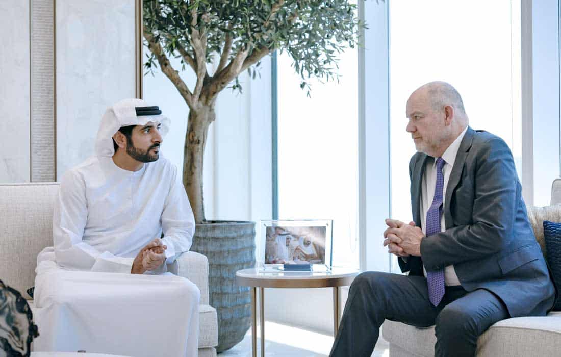 Sheikh Hamdan bin Mohammed meets Chairman and CEO of CNN Worldwide