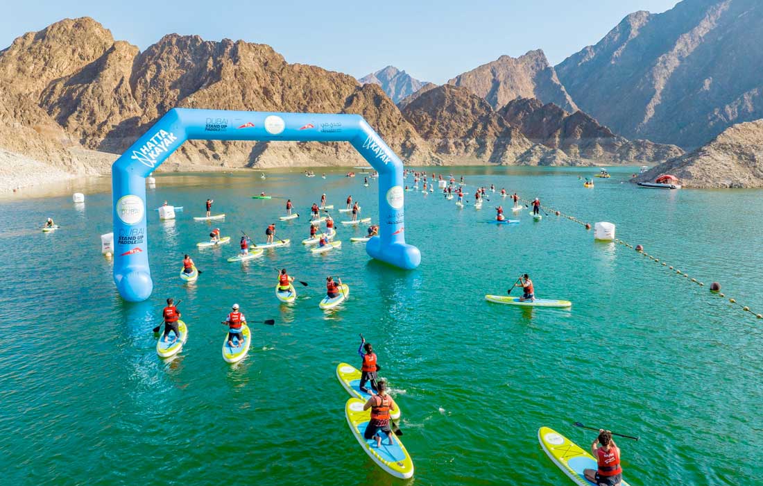 Dubai Stand Up Paddle 2024 sees record-breaking participation at picturesque Hatta Dam