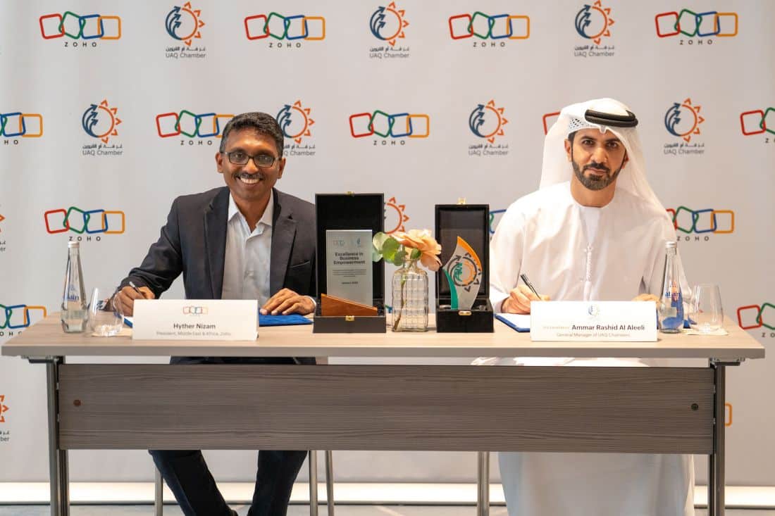 Zoho Soars 50% in UAE, Joins UAQ Chamber to Power Digital Transformation