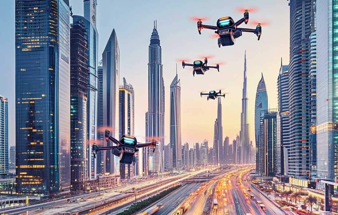 UAE maps air corridors for flying taxis and cargo drones