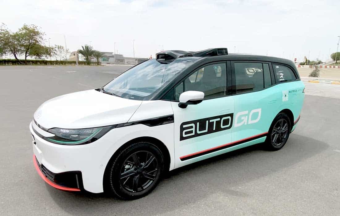 Autogo RoboTaxi service trials begin in Abu Dhabi, launch in 2026