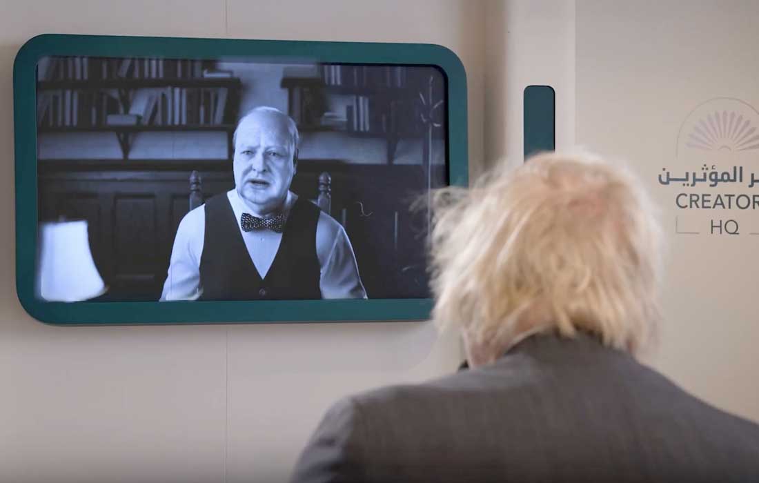 Churchill AI conversation goes live at Dubai forum