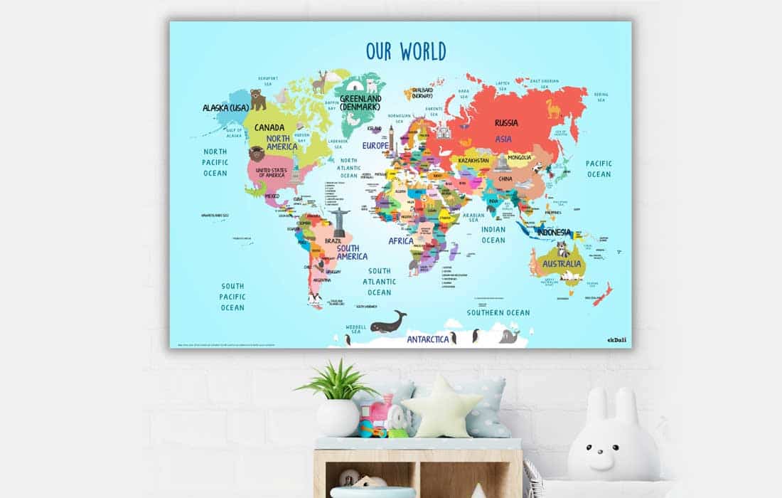 Easy ways to remember geography maps