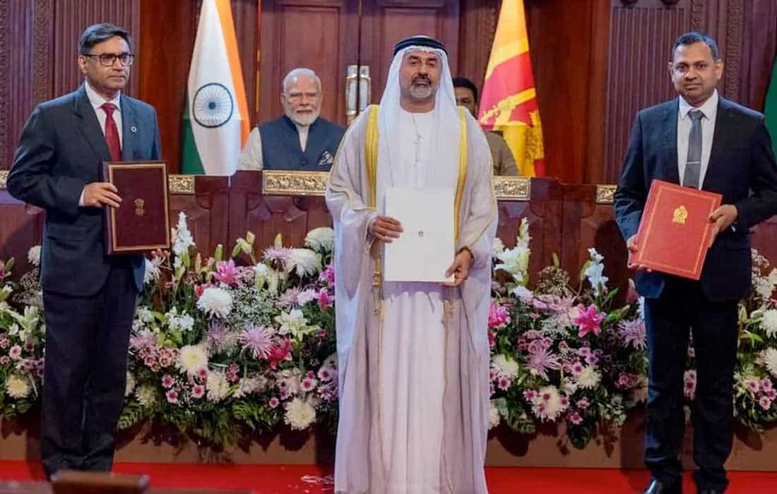 UAE, India, Sri Lanka to develop Trincomalee energy hub