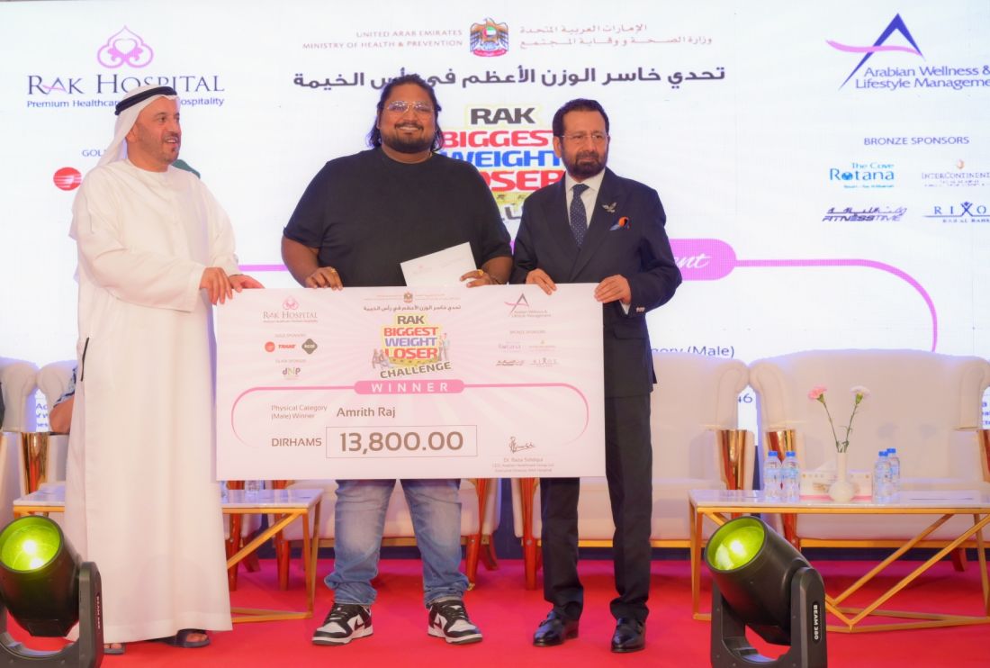 Amrith Raj, 31, emerged as the Male Champion with a staggering weight loss of 45.7 kilograms