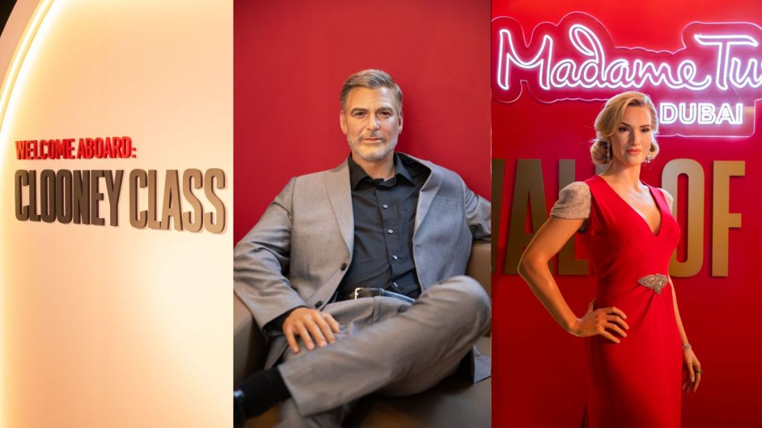 Clooney, Kate Winslet Shine at Madame Tussauds Dubai