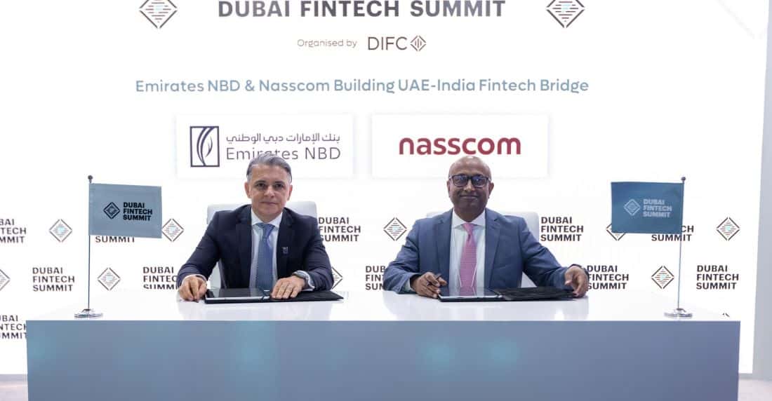 Emirates NBD partners with Nasscom to drive cross-border FinTech innovation between the UAE and India