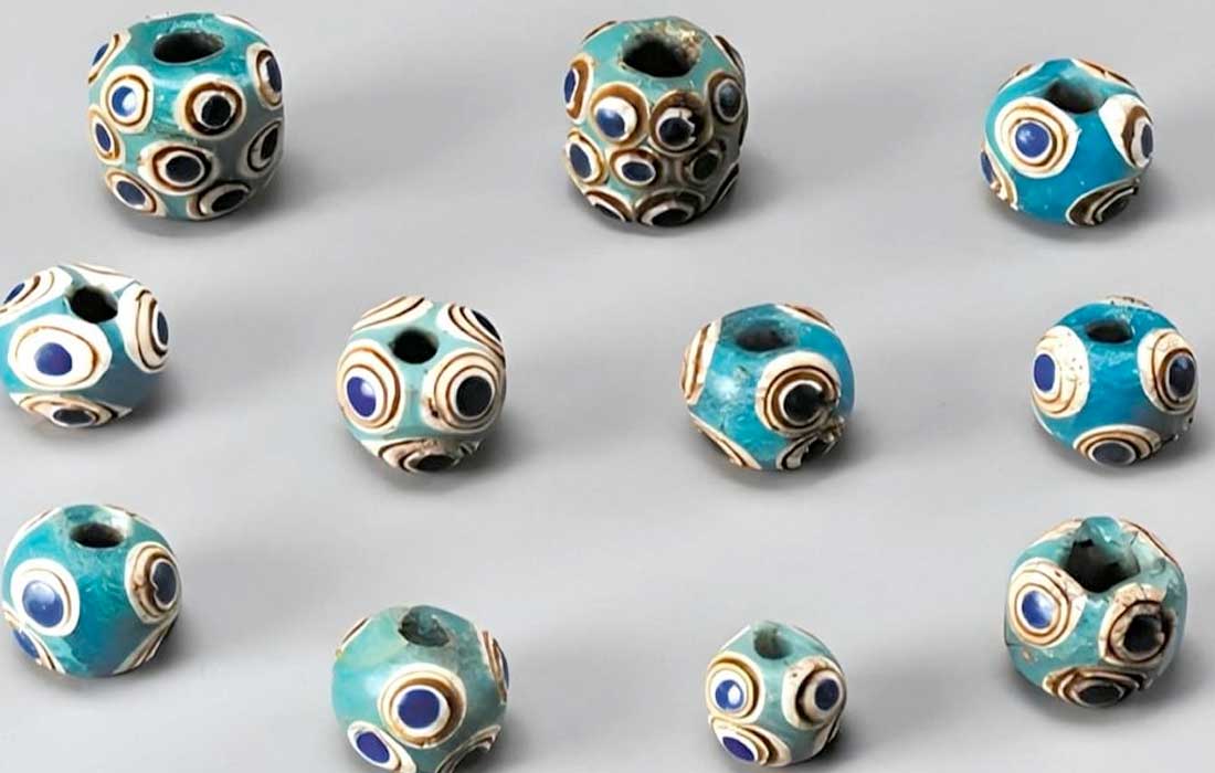 Pre-Silk Road trade links discovered in China through ancient glass beads traced to the Mediterranean Levant.