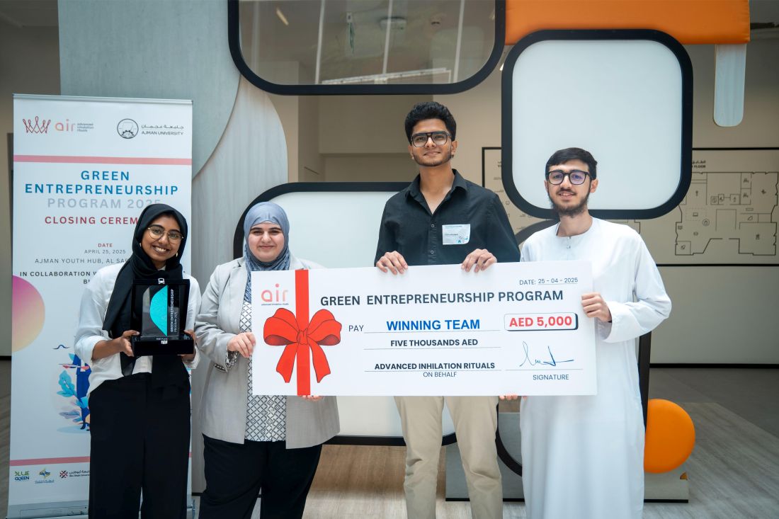 MAHE Dubai Students Win Green Entrepreneurship Award for Tackling UAE’s Food Waste