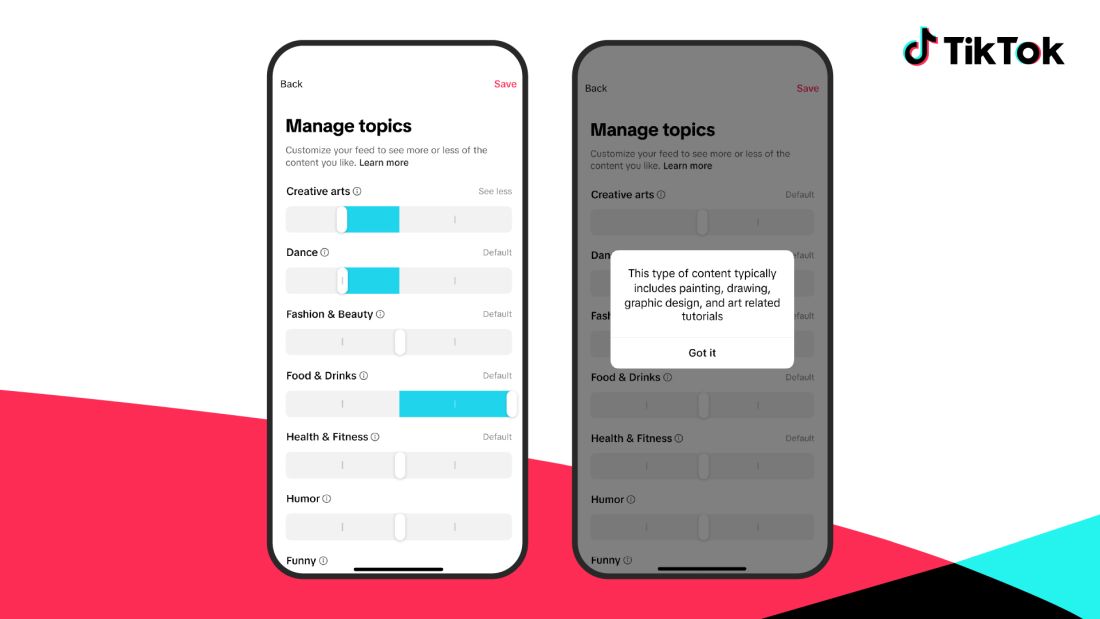 TikTok adds new tools to help users discover content and creators they love
