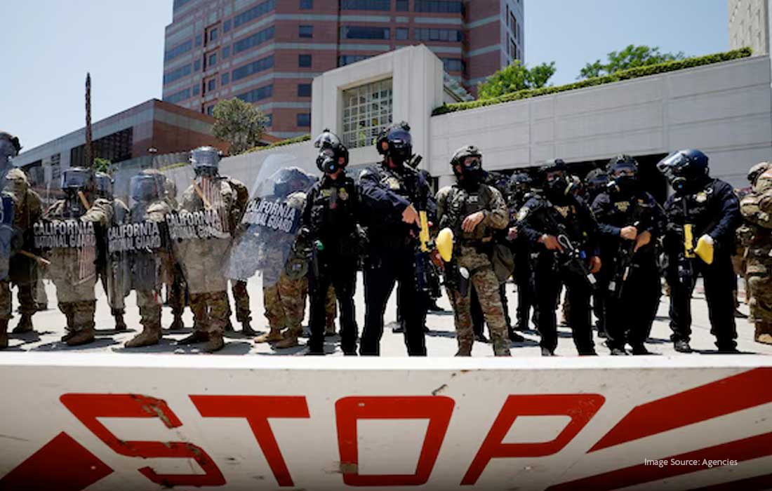 Trump LA curfew sparks protests and mass arrests