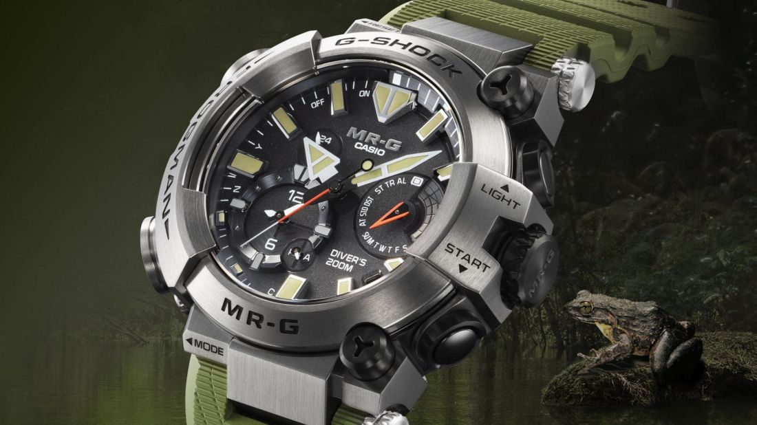 Casio Unveils Goliath Frog-Inspired MR-G FROGMAN Diver’s Watch
