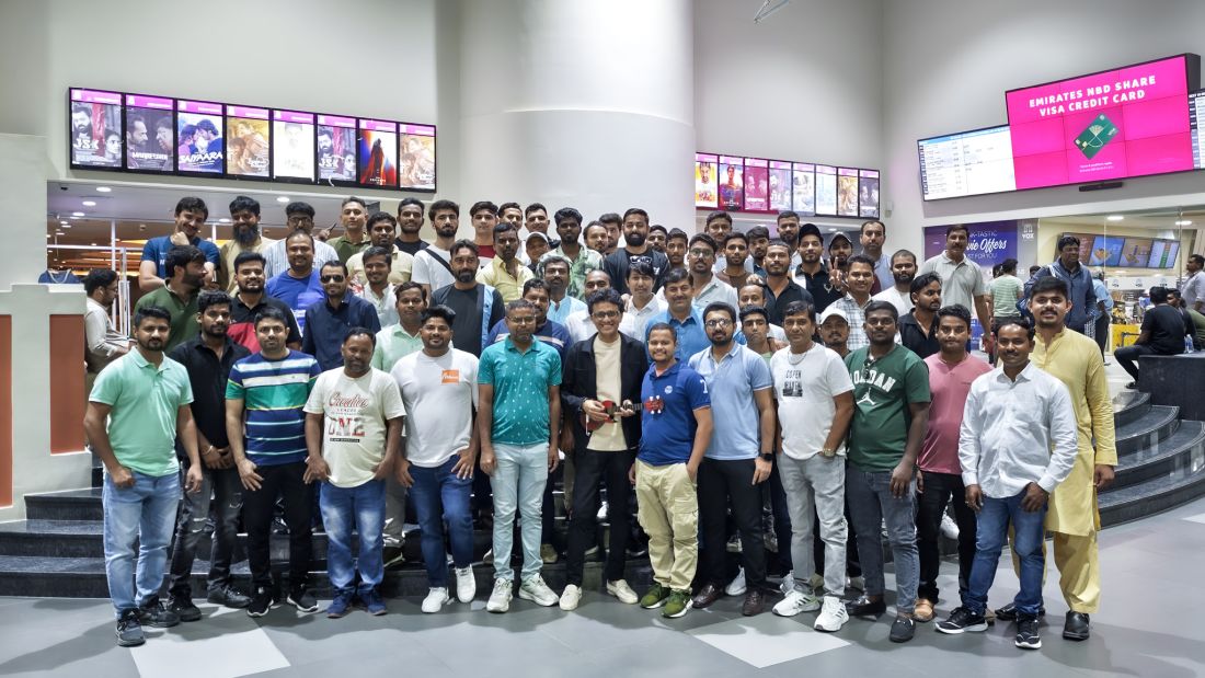 Saiyarra Fever Grips Dubai - Danube’s Anis Sajan Treats 100 Blue-Collar Workers to Cinematic Escape