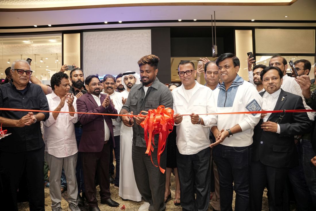 Sanju Samson inaugurates Tokyo Talkies & Highlander in Sharjah