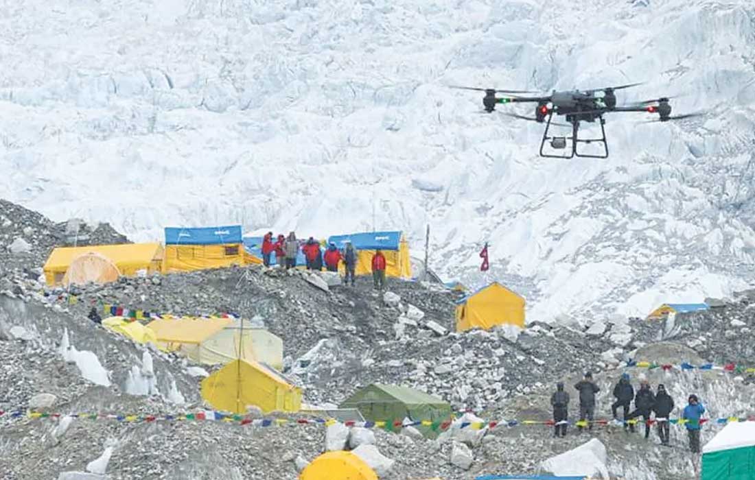 Everest drone cleanup saves Sherpa lives