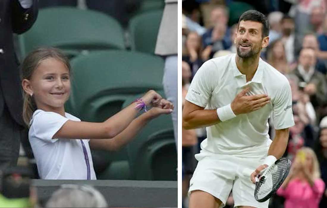 Tara Djokovic dance delights Wimbledon crowd