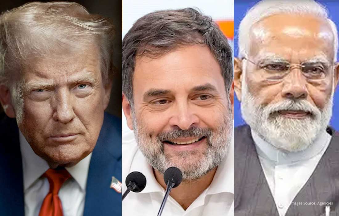 Trump calls Indian economy dead: Rahul blames Modi