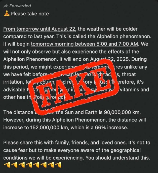 Alphelion phenomenon: Will Earth cool down or is it just a myth?
