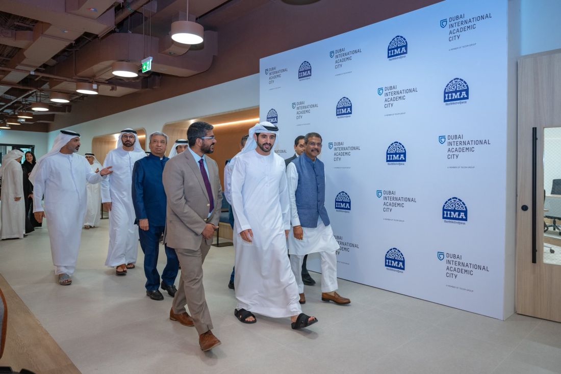 Hamdan bin Mohammed opens the first international campus of IIM Ahmedabad in Dubai