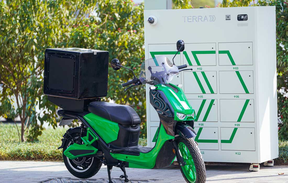 Battery-swapping stations Dubai project launched by RTA, Terra
