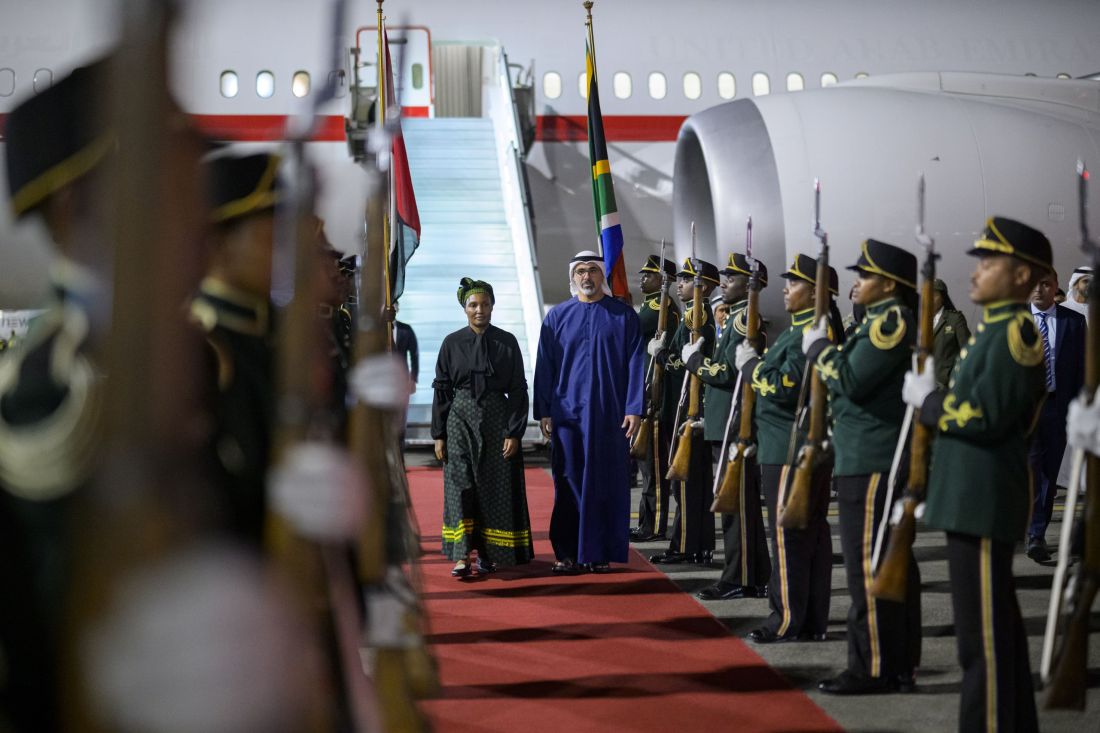 Crown Prince of Abu Dhabi attends G20 summit in South Africa on UAE President’s behalf