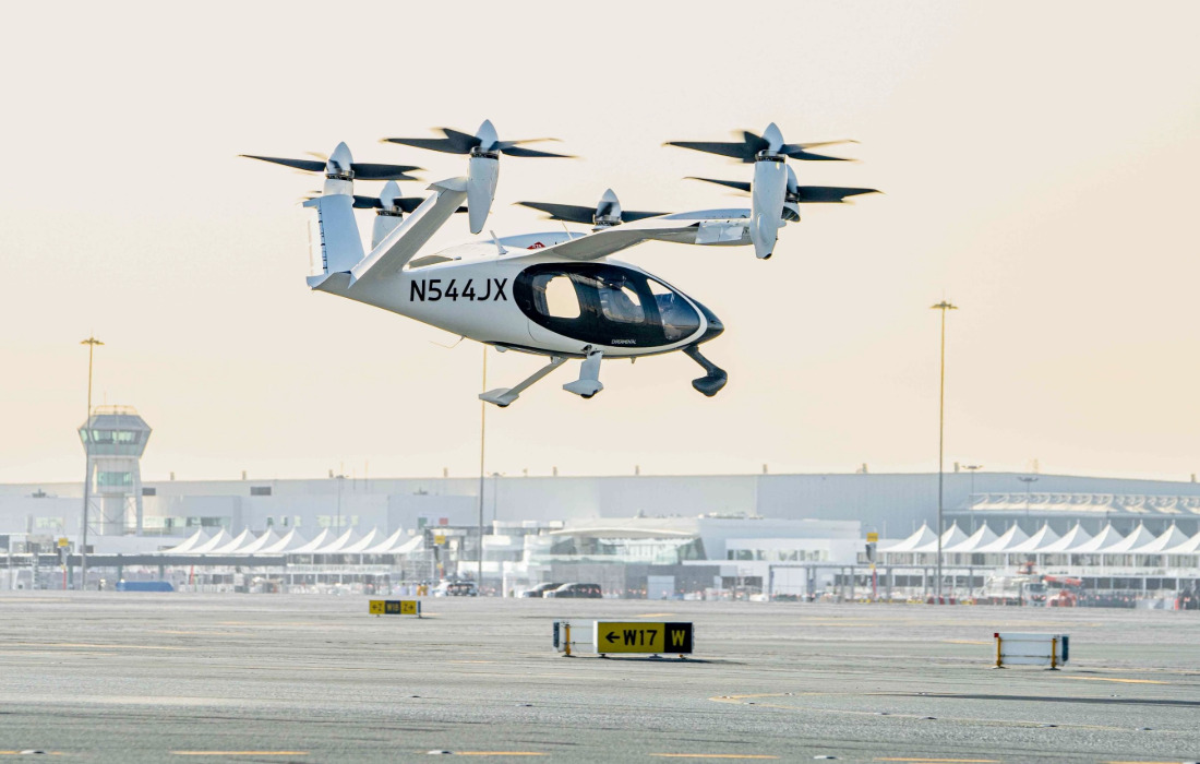 Dubai’s first crewed eVTOL flight takes off