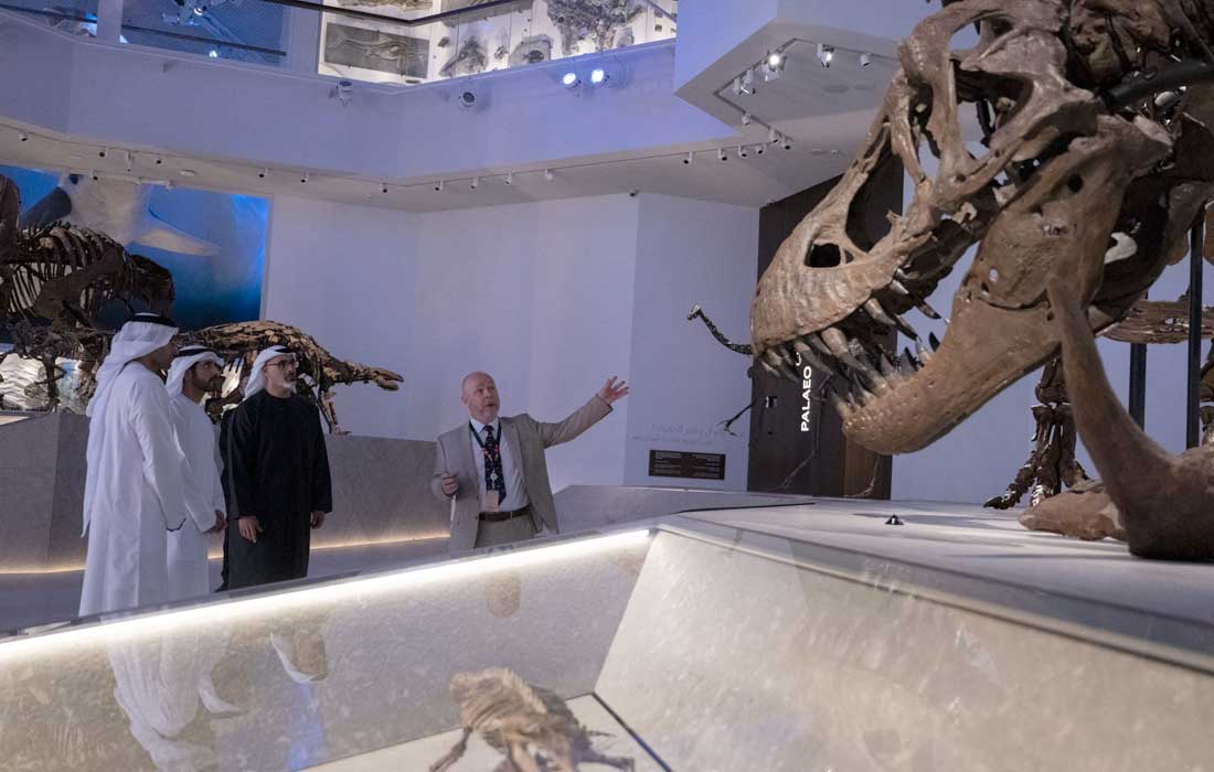 Natural History Museum Abu Dhabi tour by royals