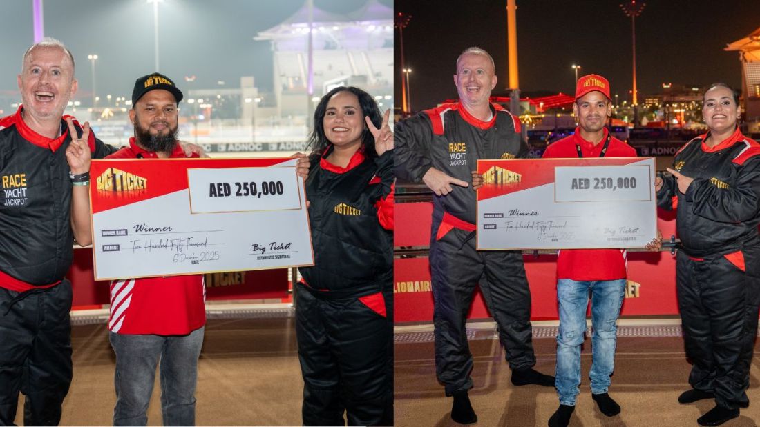 Big Ticket thrills F1 fans with AED 560,000 in prizes and luxury yacht win