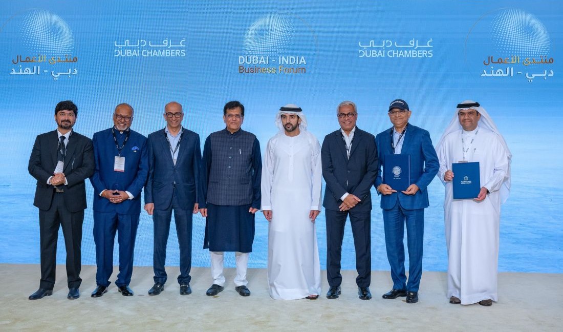Crown Prince of Dubai witnessed the signing of a historic Memorandum of Understanding (MoU) between Dubai Health and the five founding trustees of the UAE India Friendship Hospital