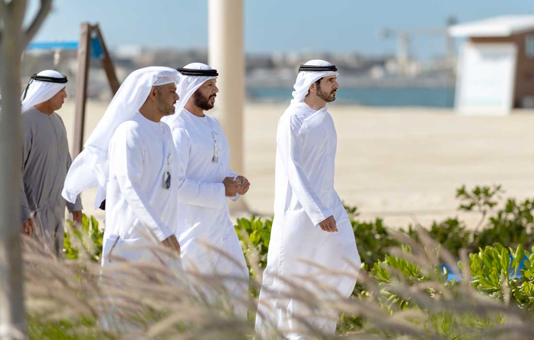 Hamdan reviews Jumeirah Beach 1 development project