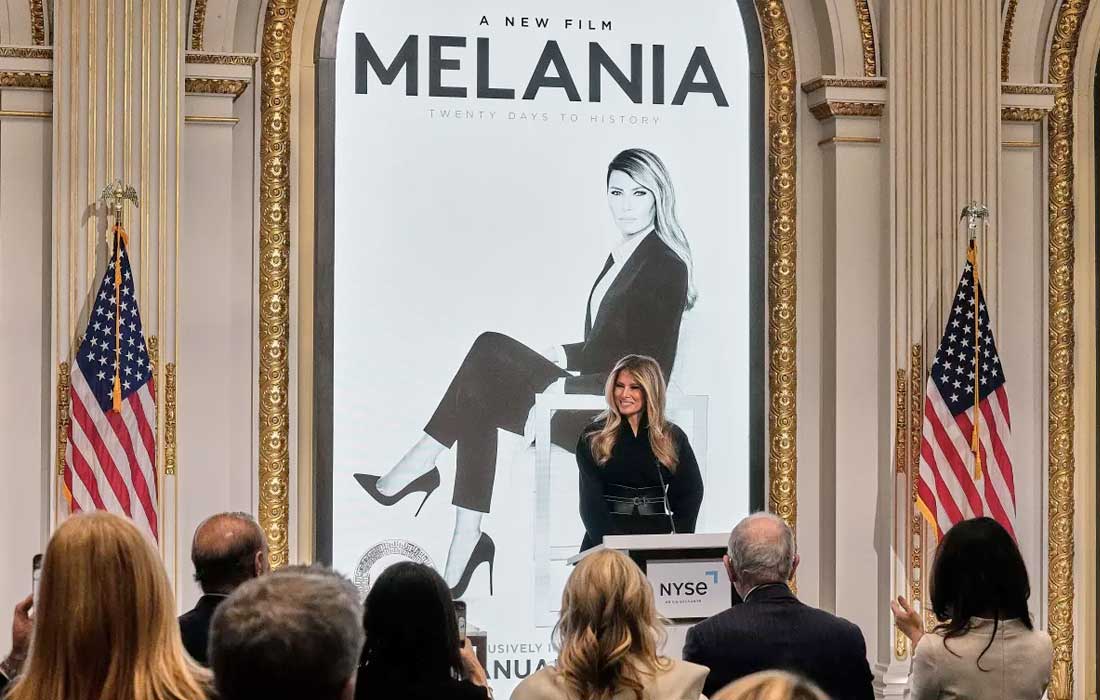 Melania documentary flops in London as empty cinemas draw attention