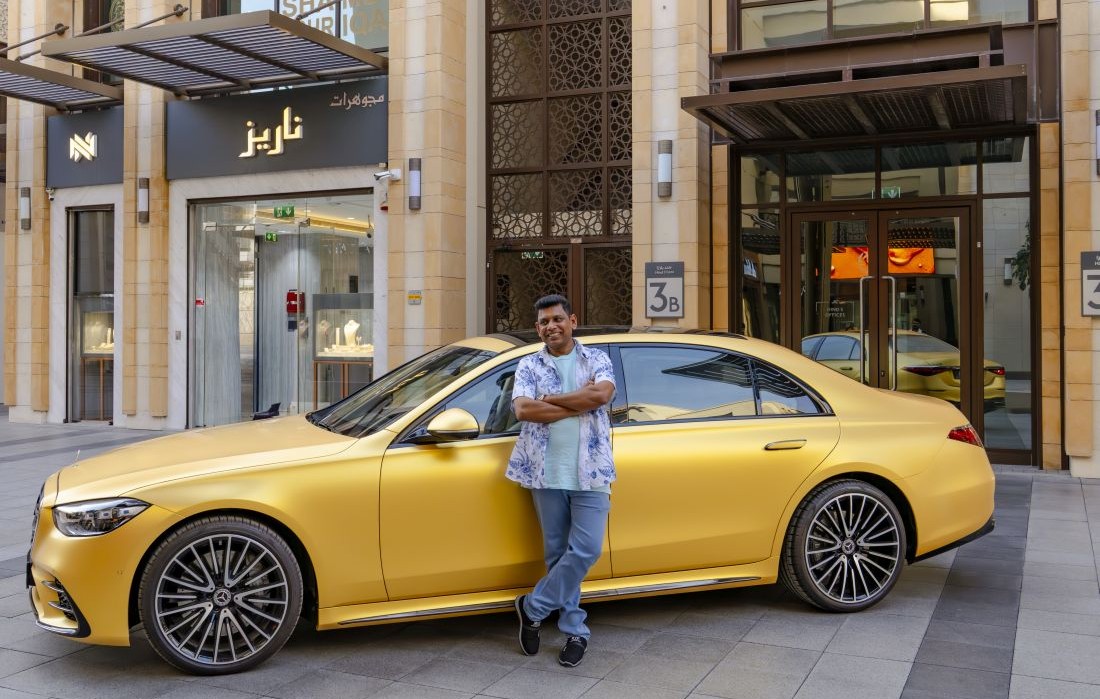 Dubai Gold District campaign awards Gold Mercedes-Benz S-Class
