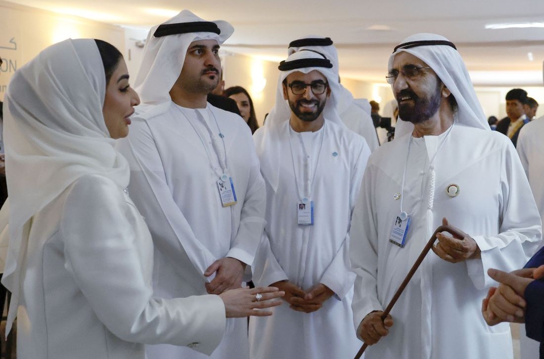Mohammed bin Rashid visits media and cybersecurity centres at WGS 2026