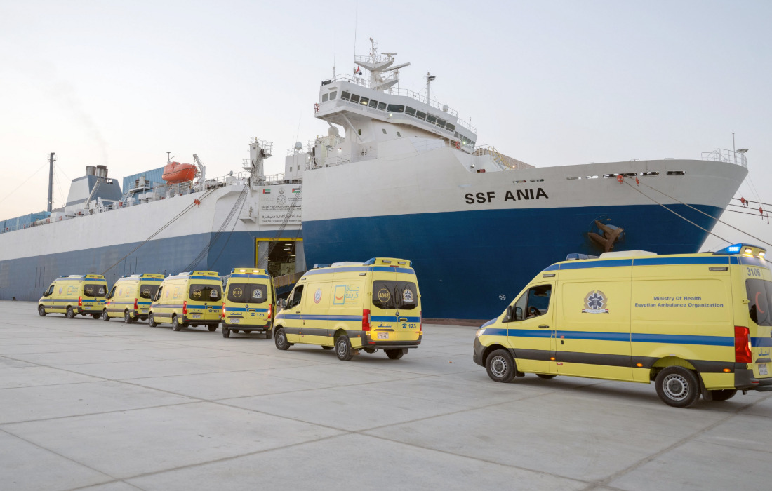 UAE Floating Hospital Gaza cases rise
