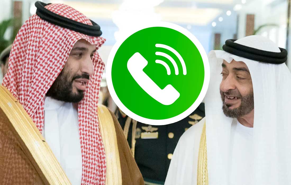 UAE President, Saudi Crown Prince discuss Iranian attacks