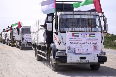 UAE Launches New Humanitarian Air Bridge, Sends 260 Tonnes of Food Aid to Gaza