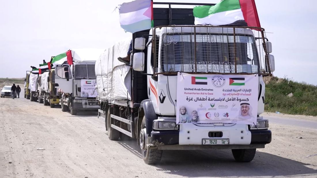 UAE aid convoys reach Gaza under Operation Chivalrous Knight 3